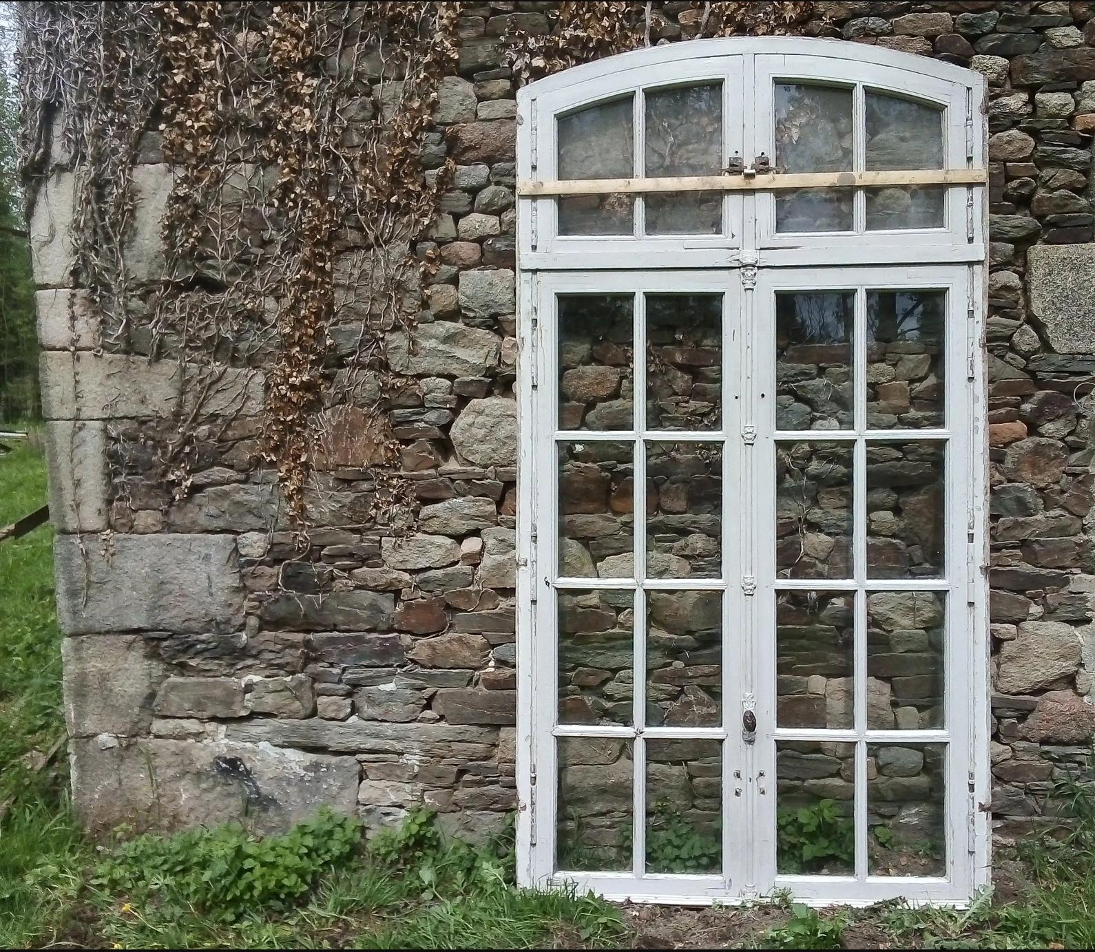 Mid-19th Century Castle Orangerie Windows Doors, 19th Century