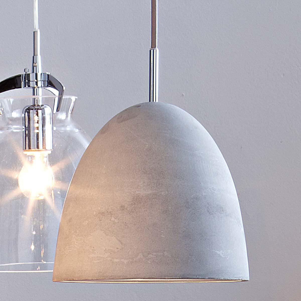 CASTLE Pendant desires to challenge your every perception of texture and lighting. As a material, concrete is exceptionally energy efficient compared to that of metal or glass. By using concrete as a lampshade the CASTLE Pendant has responsibly kept