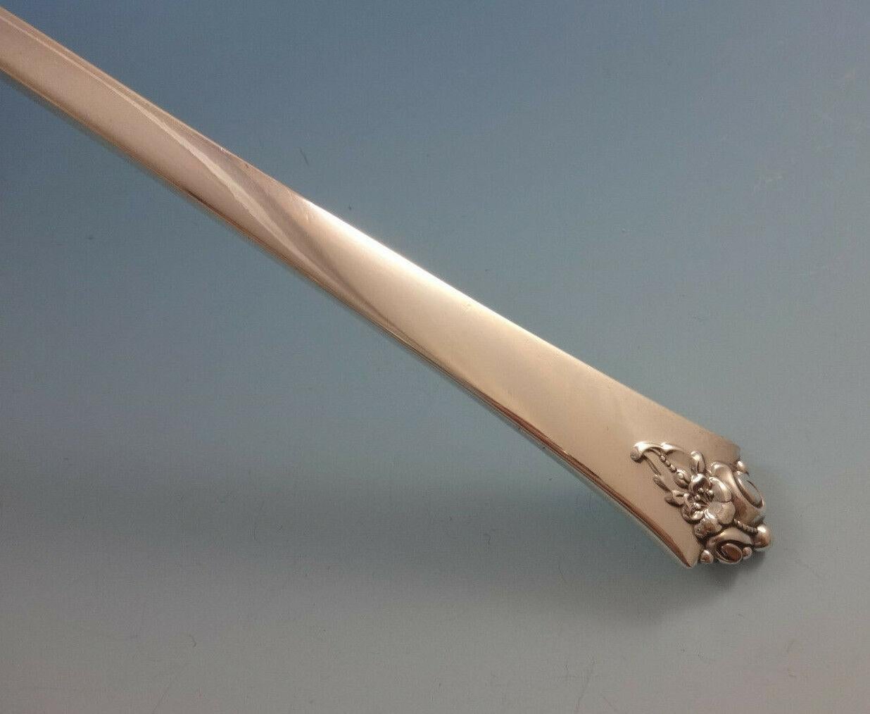 Castle Rose by Royal Crest Silver Grille Set de couverts 6 services 24 pièces Excellent état - En vente à Big Bend, WI