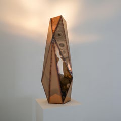 Castle Table Lamp in Welded Mirror-Polished Stainless Steel by Julian Mayor