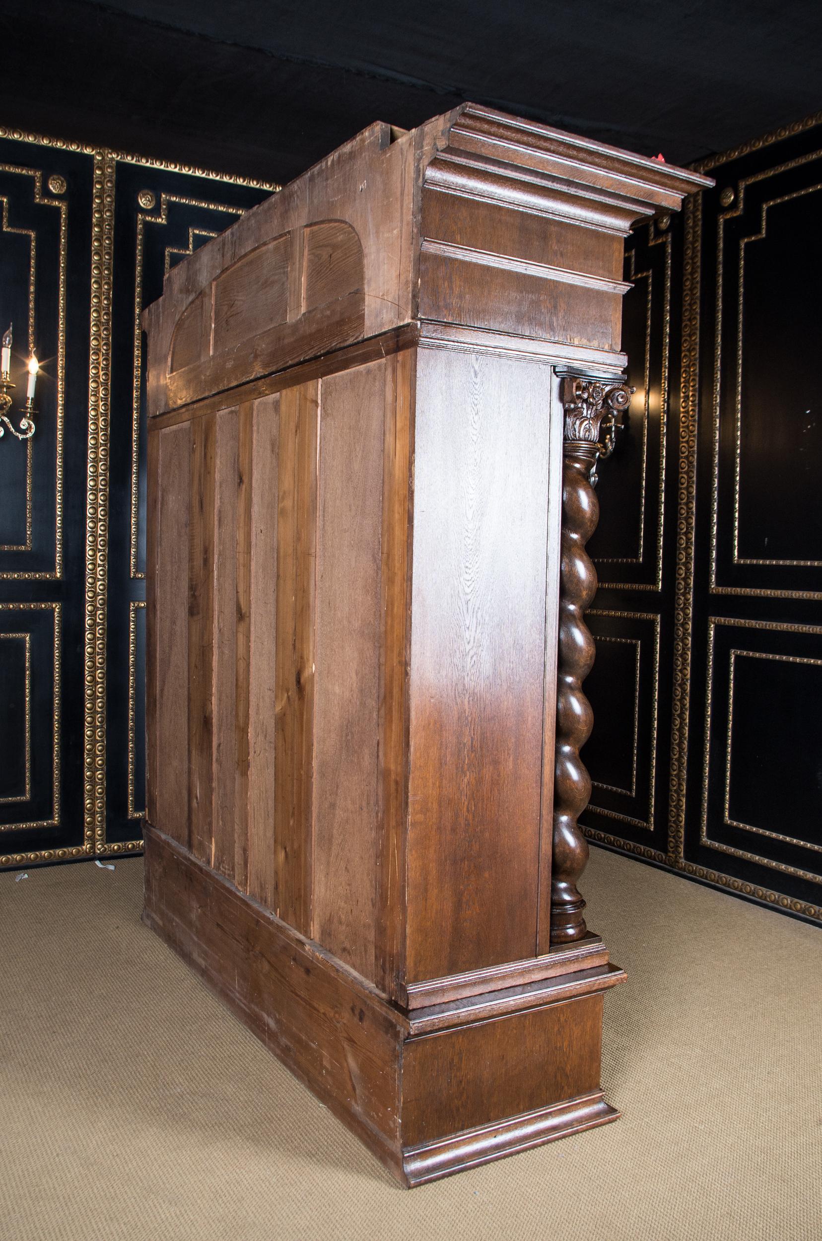 Castle Worthy Cabinet Neo Renaissance, circa 1860-1880 Oak 11