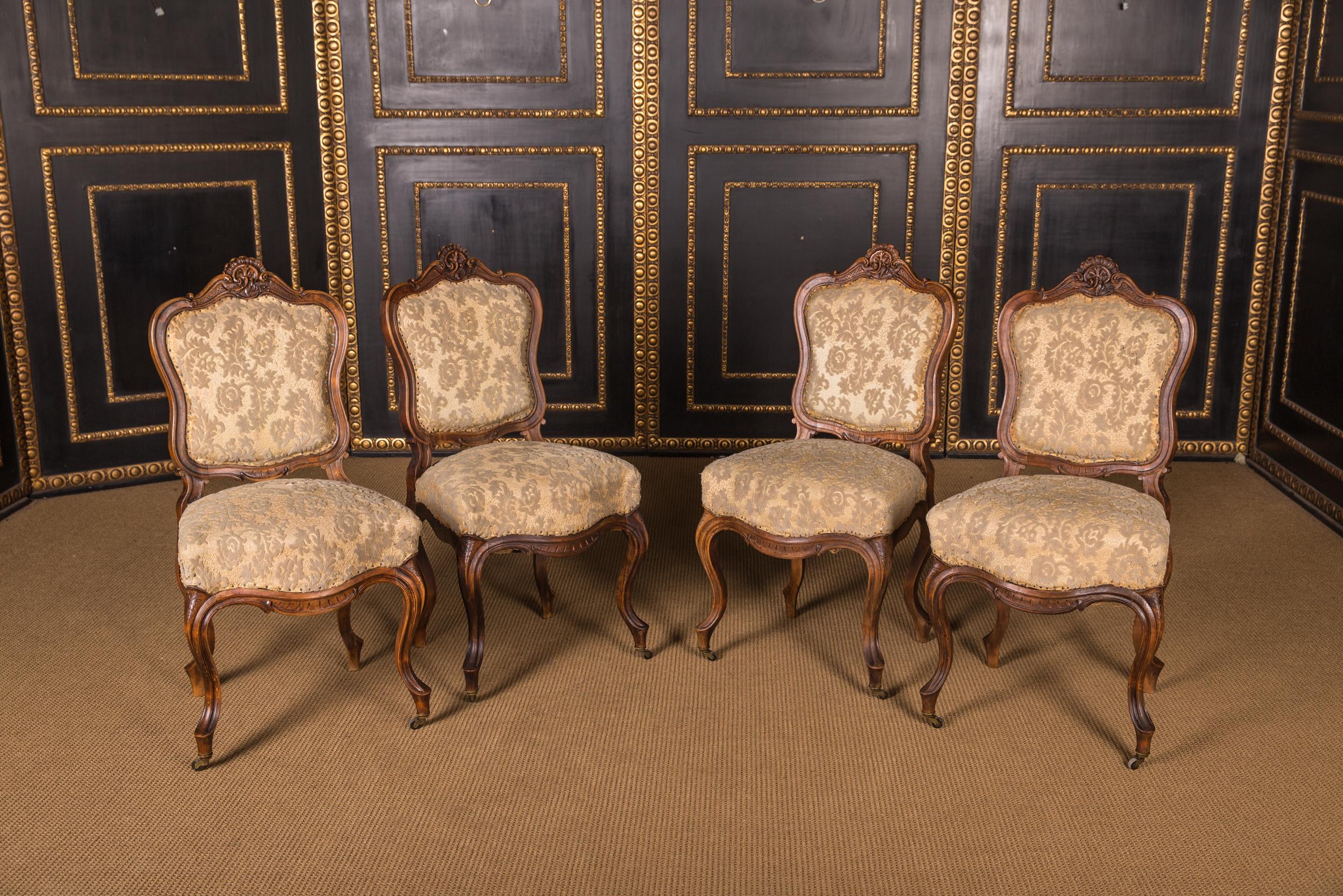 Castle Worthy Salon Group Sofa and Chairs Neo Rococo, circa 1860 12