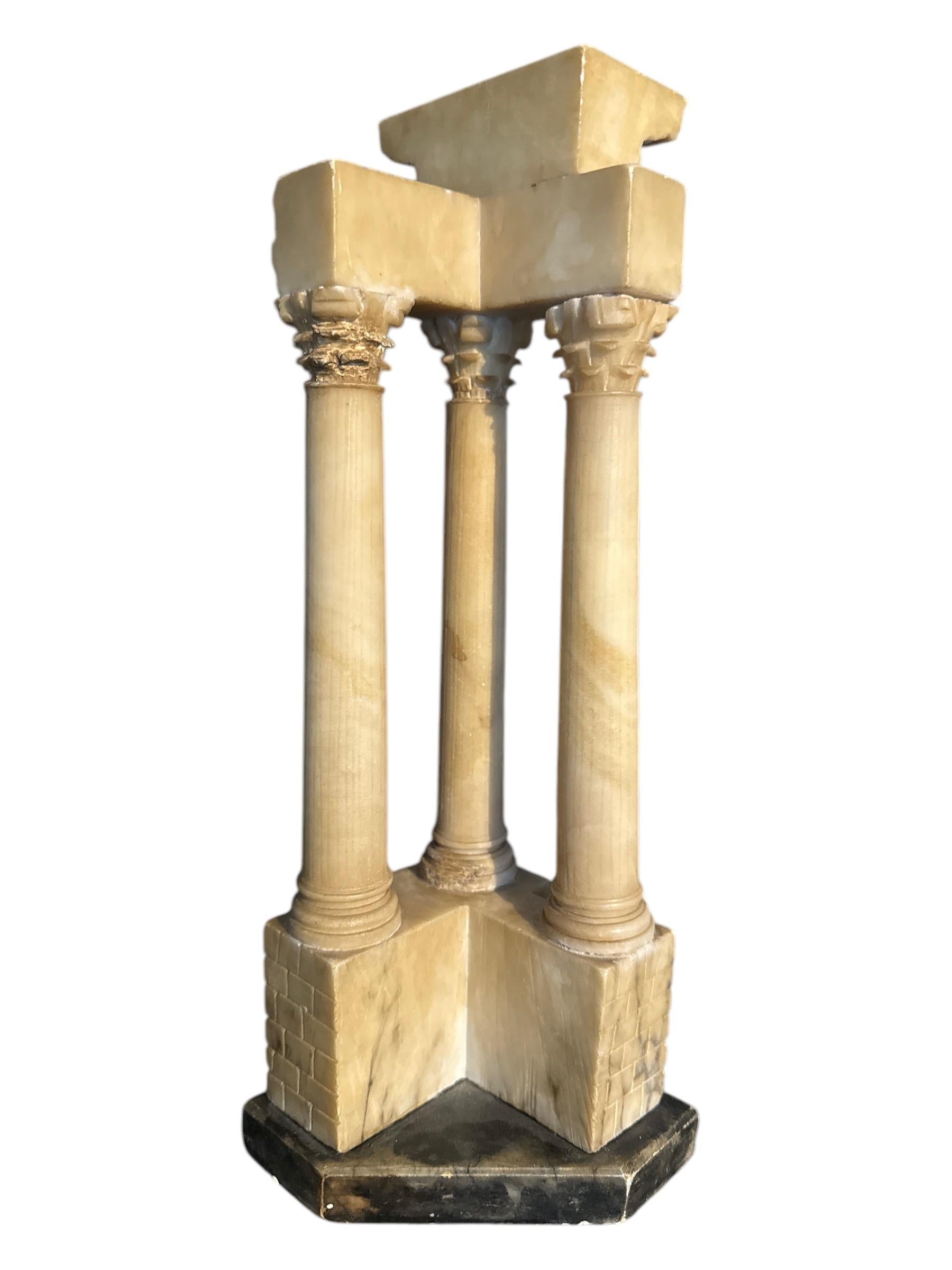 Marble Castor & Pollux in marble, Grand Tour