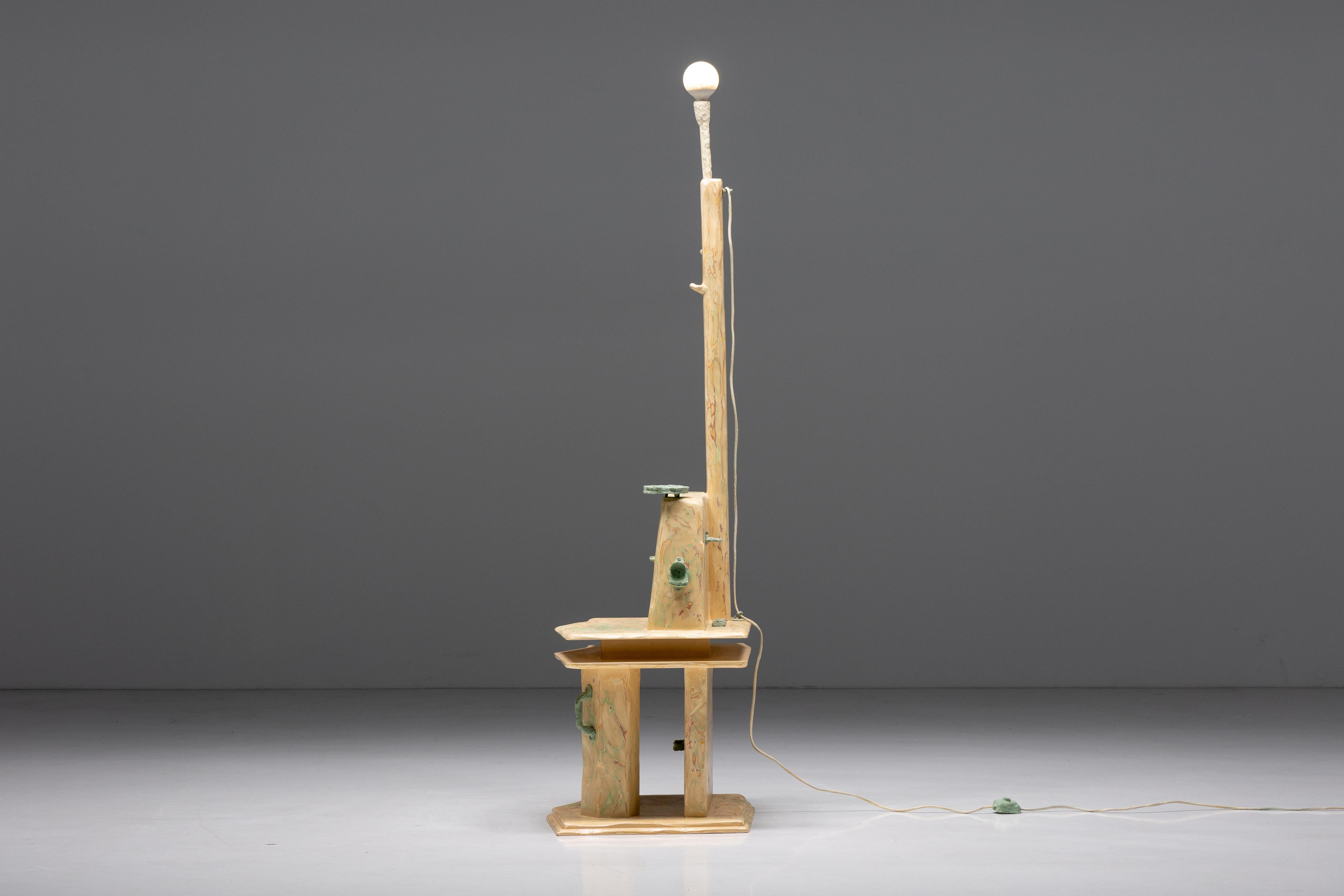 Casual Ritual Totem with Movable Light by Thomas Ballouhey, 2020 In New Condition For Sale In Antwerp, BE