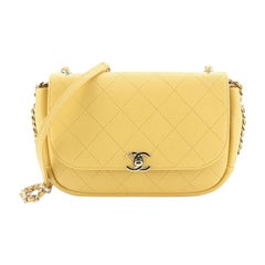 Casual Trip Flap Bag Quilted Lambskin Small