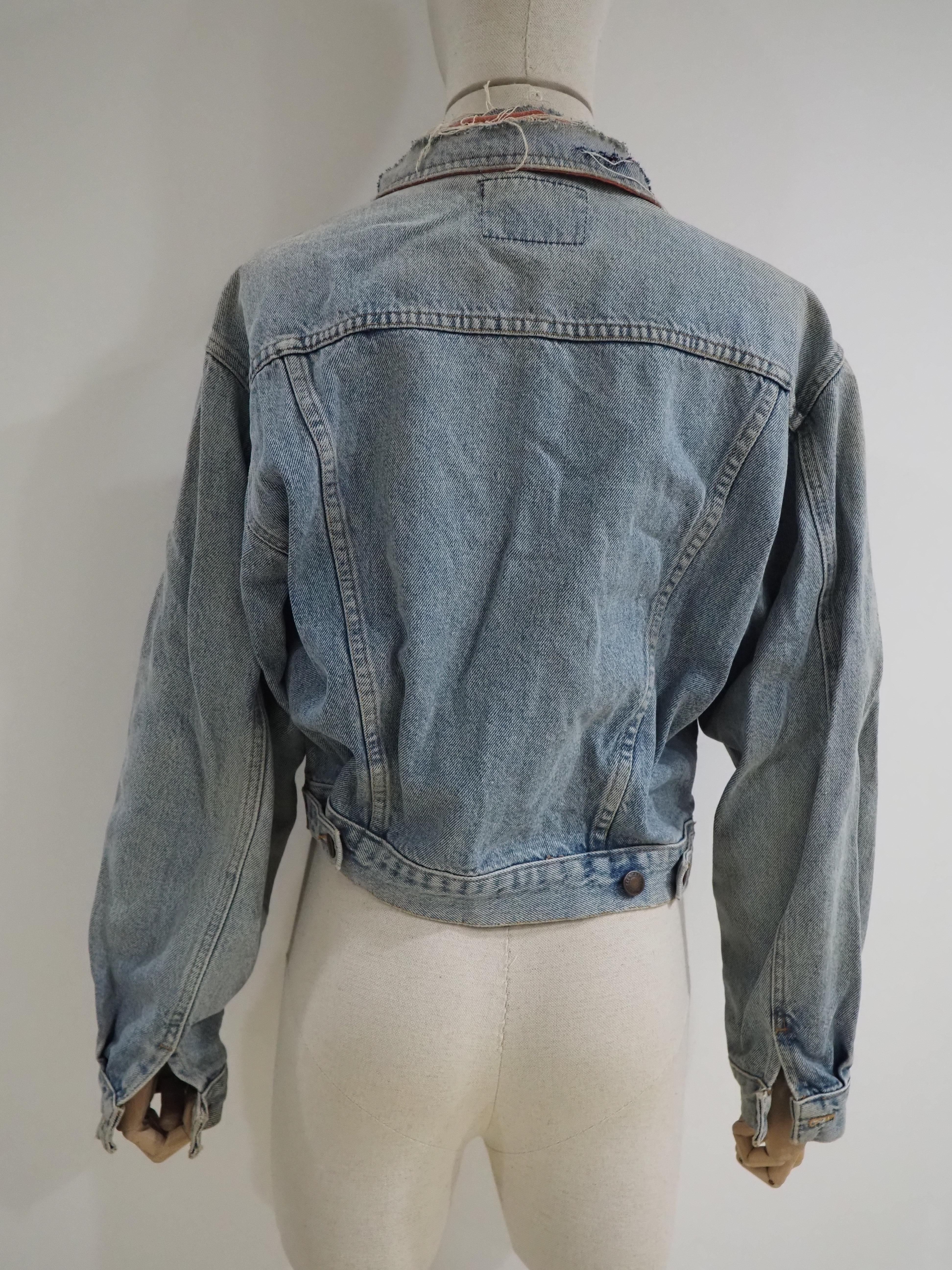 Women's Casucci denim patches jacket