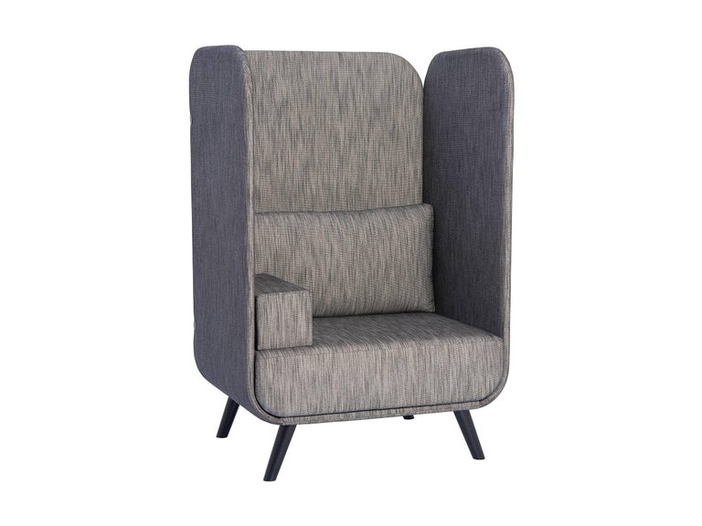 Casulo Brazilian Contemporary Upholstered Easychair By Lattoog For Sale At 1stdibs