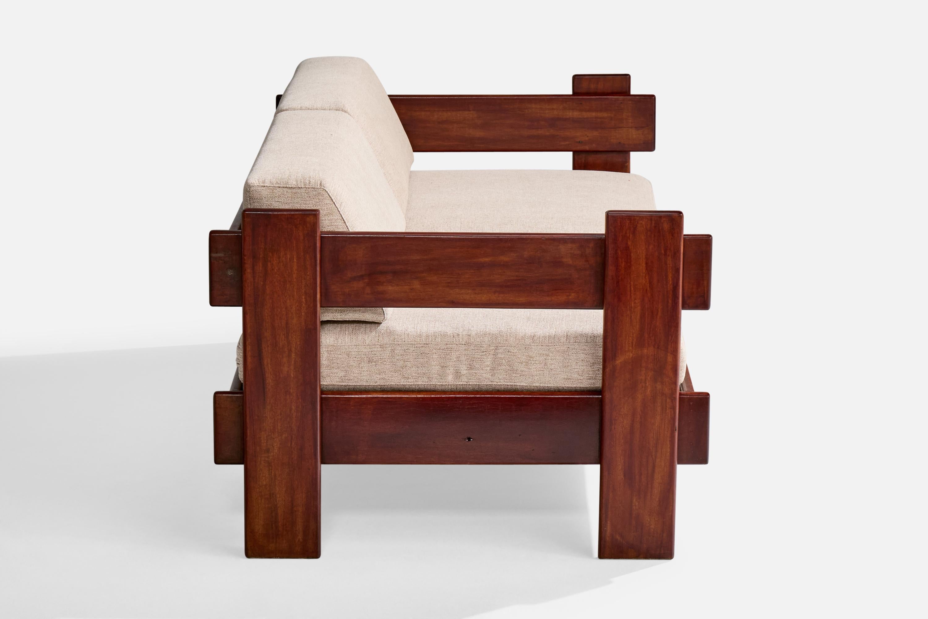 Metà XX secolo Casulo, Divano, Wood, Fabrice, Brasile, 1960s in vendita