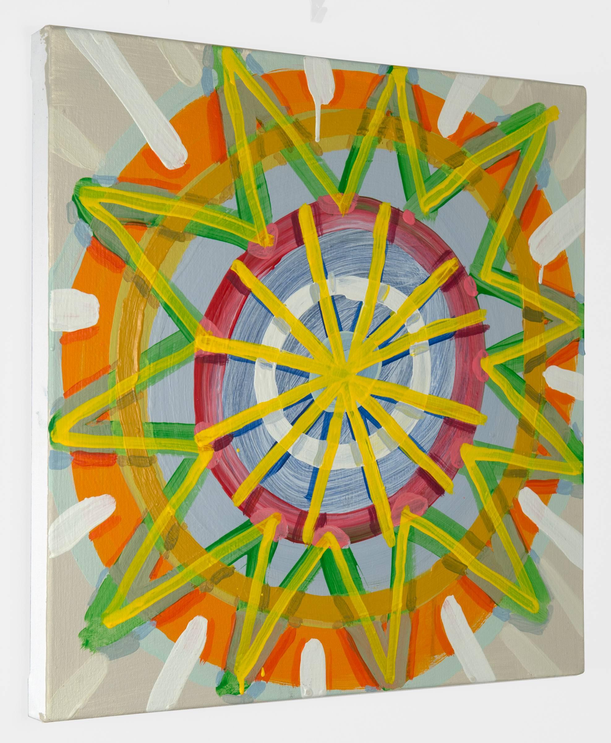 Paper Star - Painting by Cat Balco