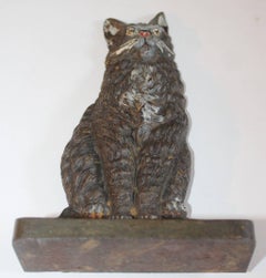 Cat Door Stop in Original Paint