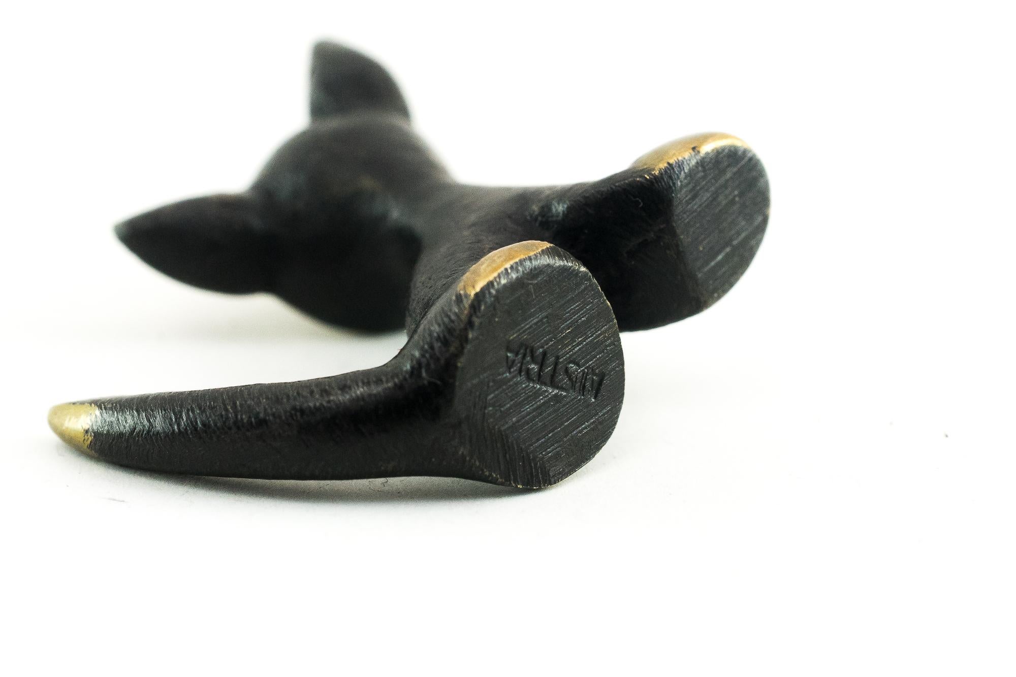 Figurita de gato de Walter Bosse Ennegrecido en venta