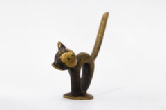 Cat Figurine by Walter Bosse, Vienna, Around 1950s