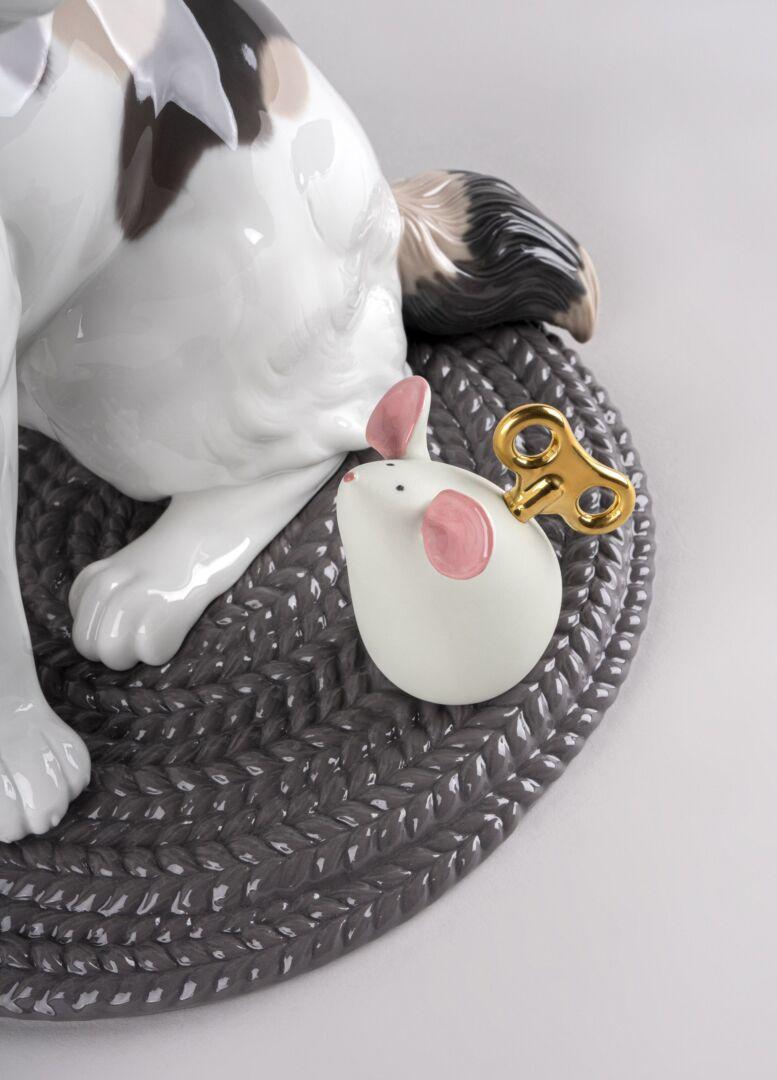 lladro cat and mouse