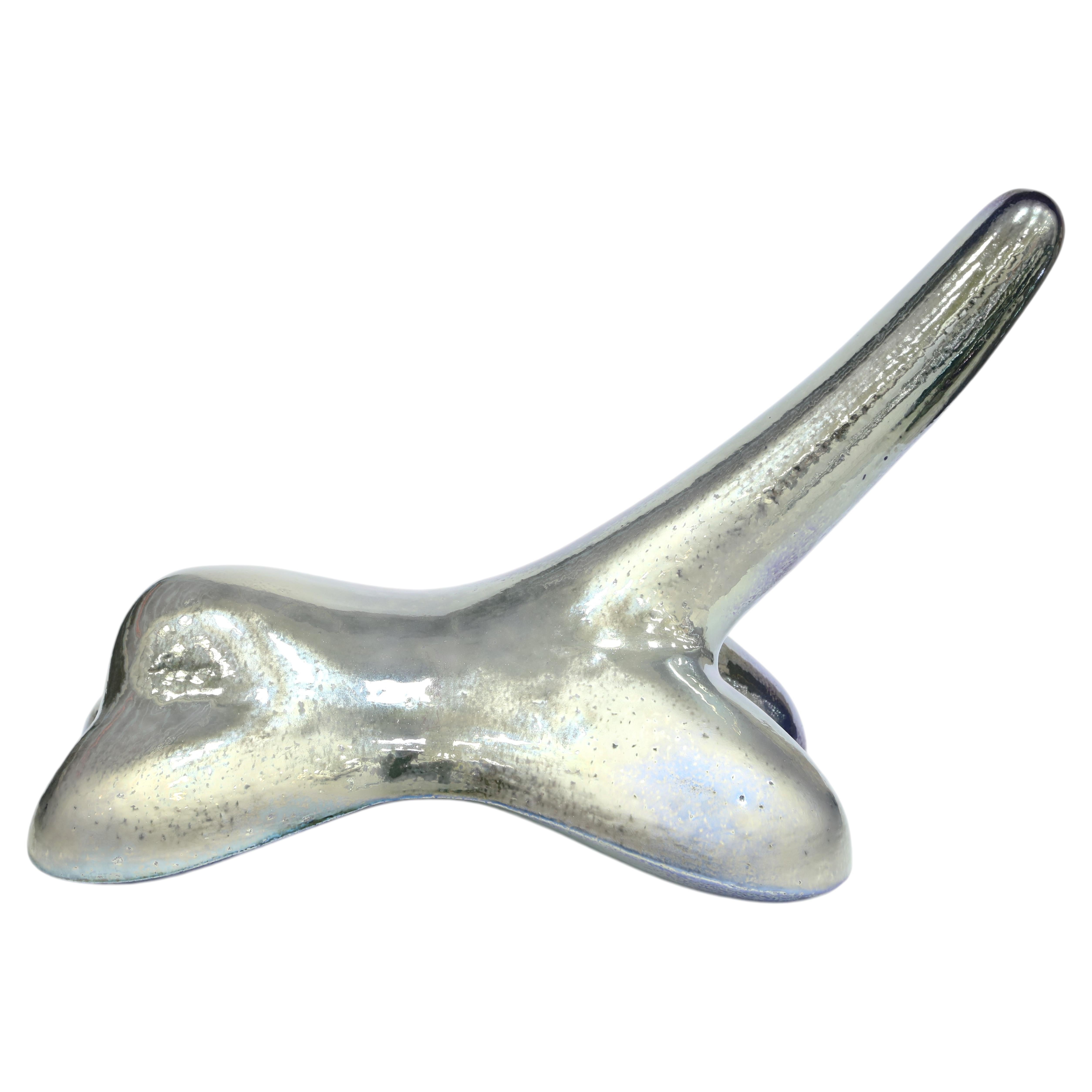 Cat of the Pari Daiza Sculptural Object By Caspi Ceramics NL For Sale