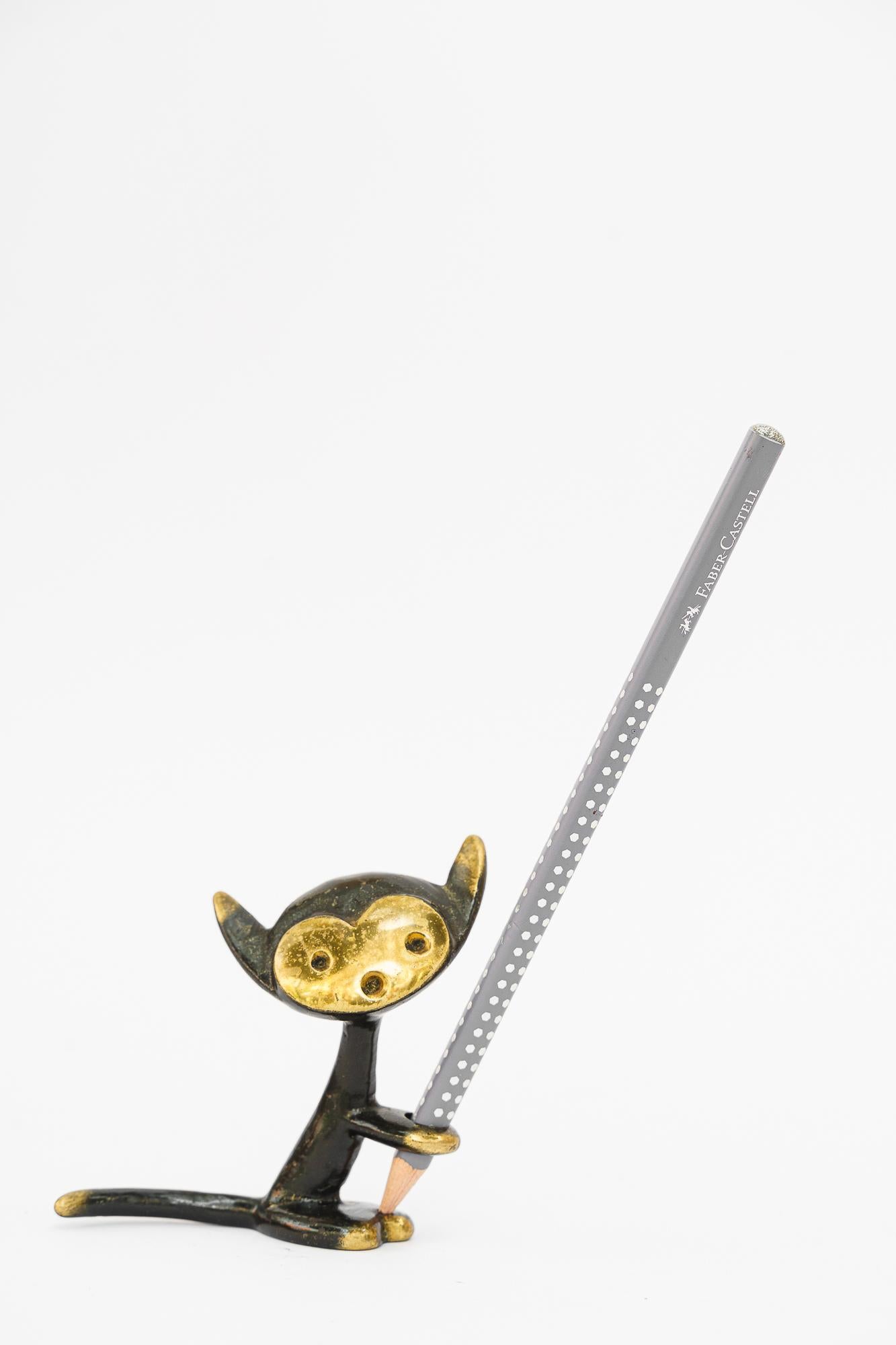 Mid-20th Century  Cat Pencil Holder by Walter Bosse around 1950s For Sale