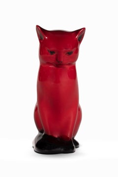 Royal Doulton Red Flambe Porcelain Figurine "CAT"