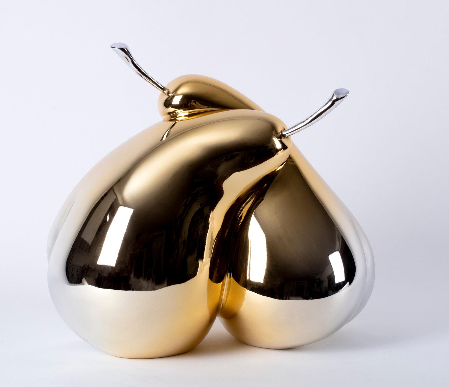 Loving pears - Gold and Silver
