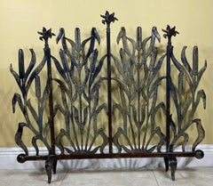 Cat Tail Fireplace Screen