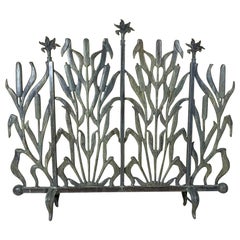 Cat Tail Fireplace Screen