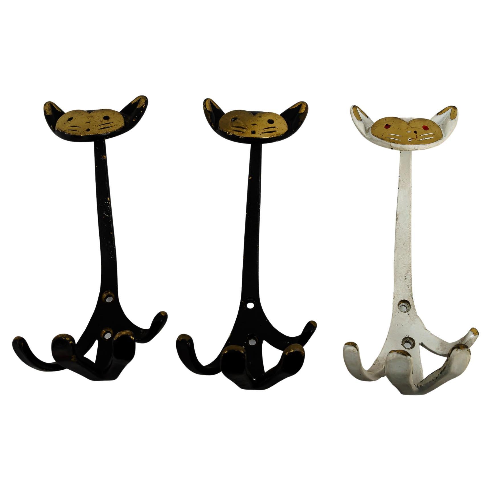 Cat Wall Hooks by Walter Bosse, 'Price Per Piece' For Sale