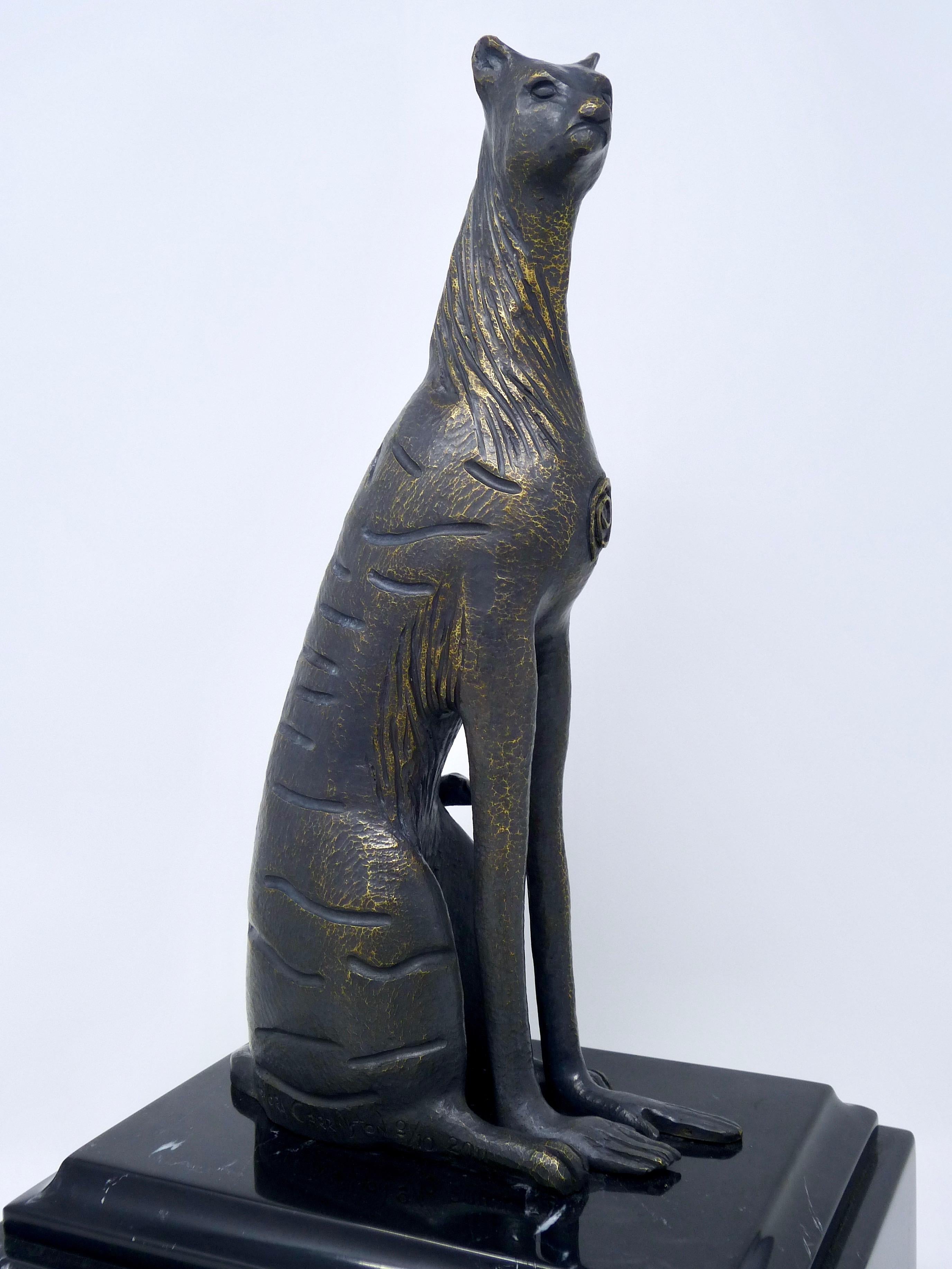Titel: Katze ohne Stiefel
Autorin: Leonora Carrington
Hergestellt aus Bronze
Jahr 2010
Abmessungen 15