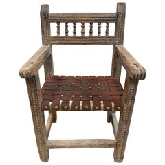 Antique Catalan 17th Century Armchair