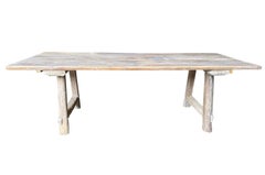 Catalan 18th Century Farm Table, Trestle Table