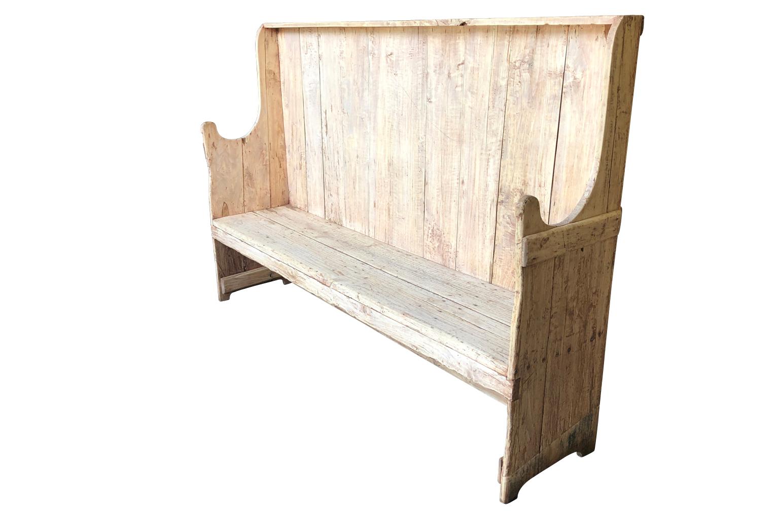 Spanish Catalan 19th Century Bench