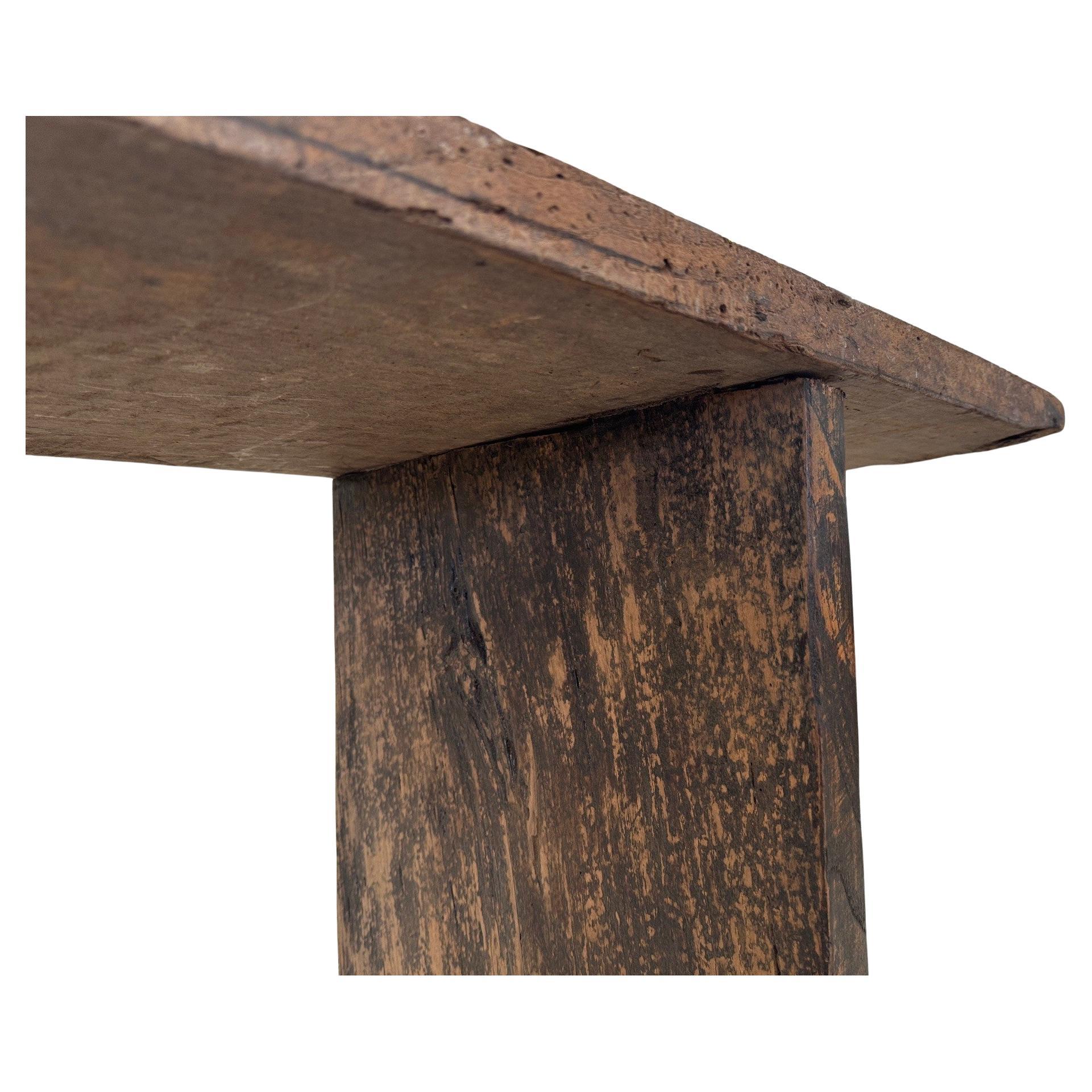 Chestnut Catalan Console Table For Sale