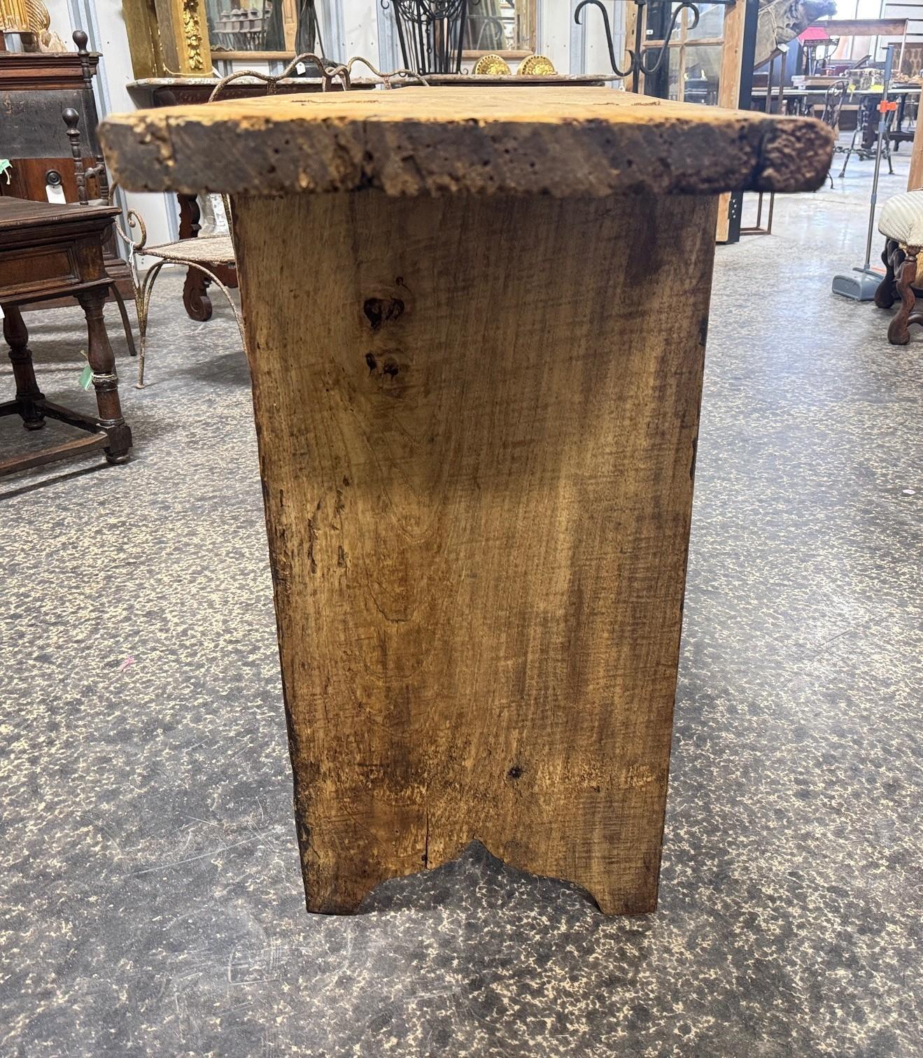 Chestnut Catalan Console Table For Sale