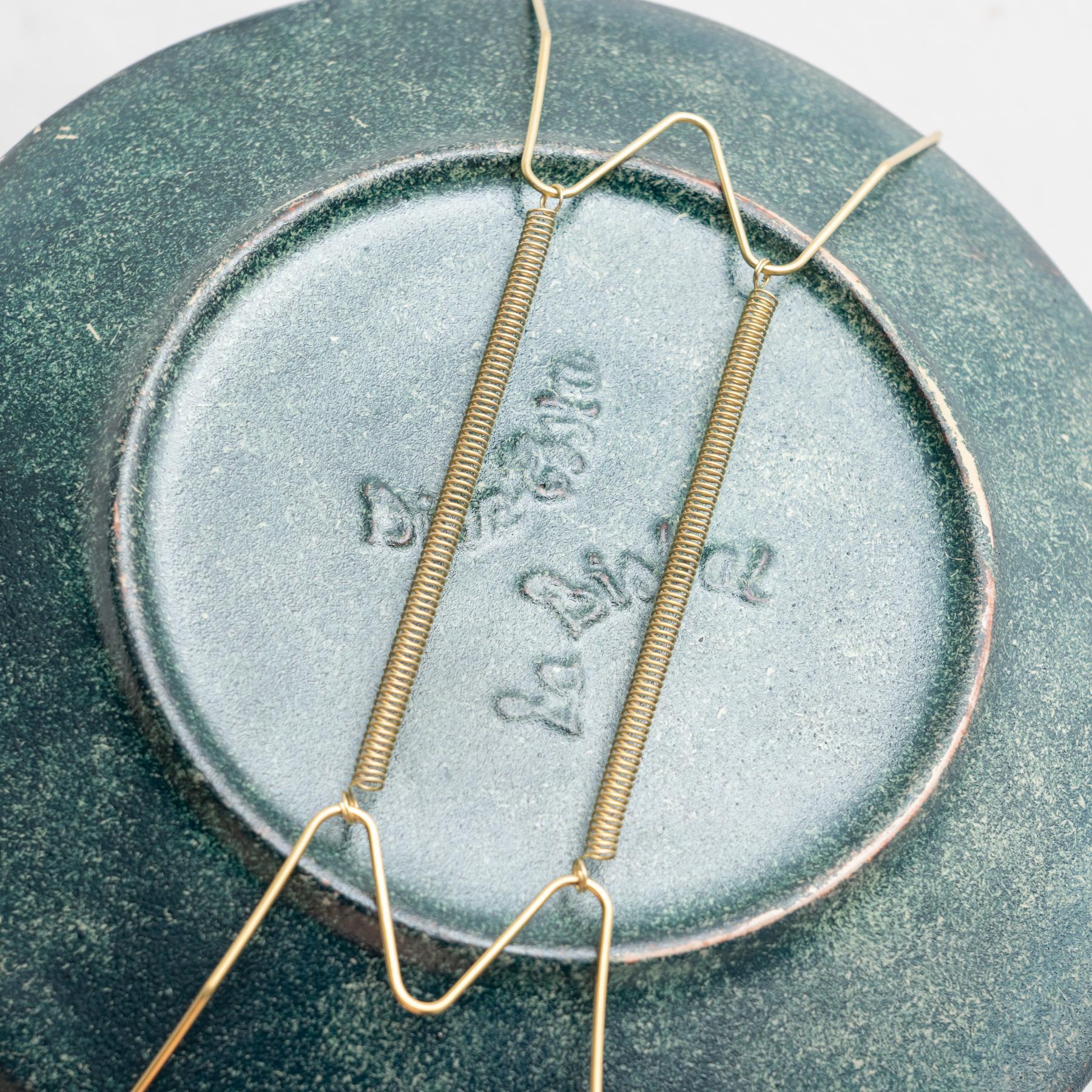 Piatto in ceramica dipinto a mano Catalan Diaz Costa, 1960 circa in vendita 6