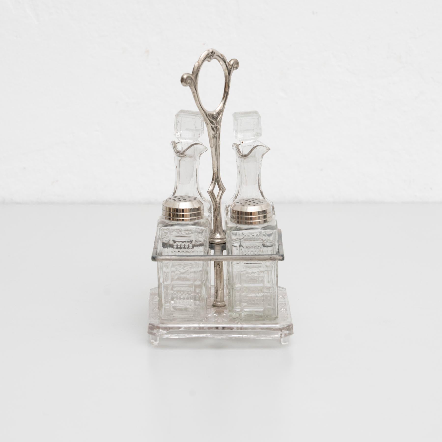 Espagnol Set de burettes en verre catalan, vers 1940 en vente