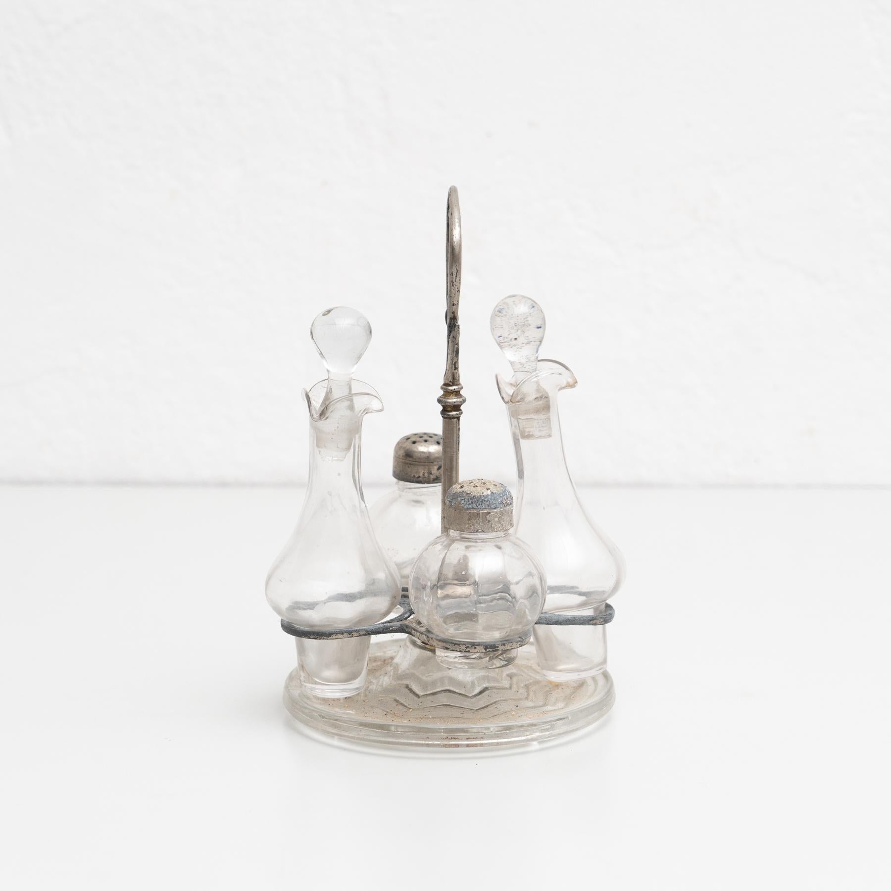 Espagnol Set de burettes en verre catalan, vers 1940 en vente