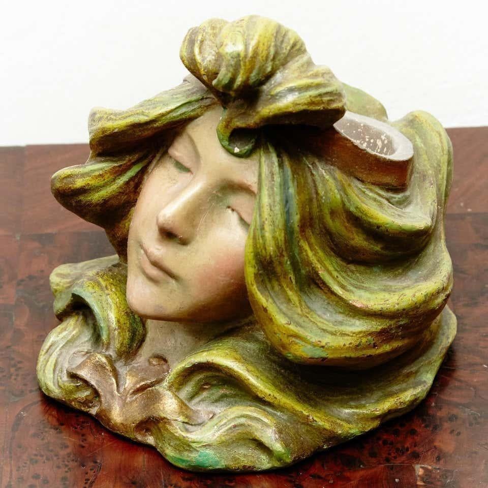 Arts and Crafts Catalan Modernist Plant Holder, Circa 1920 – Barcelona, Spain For Sale