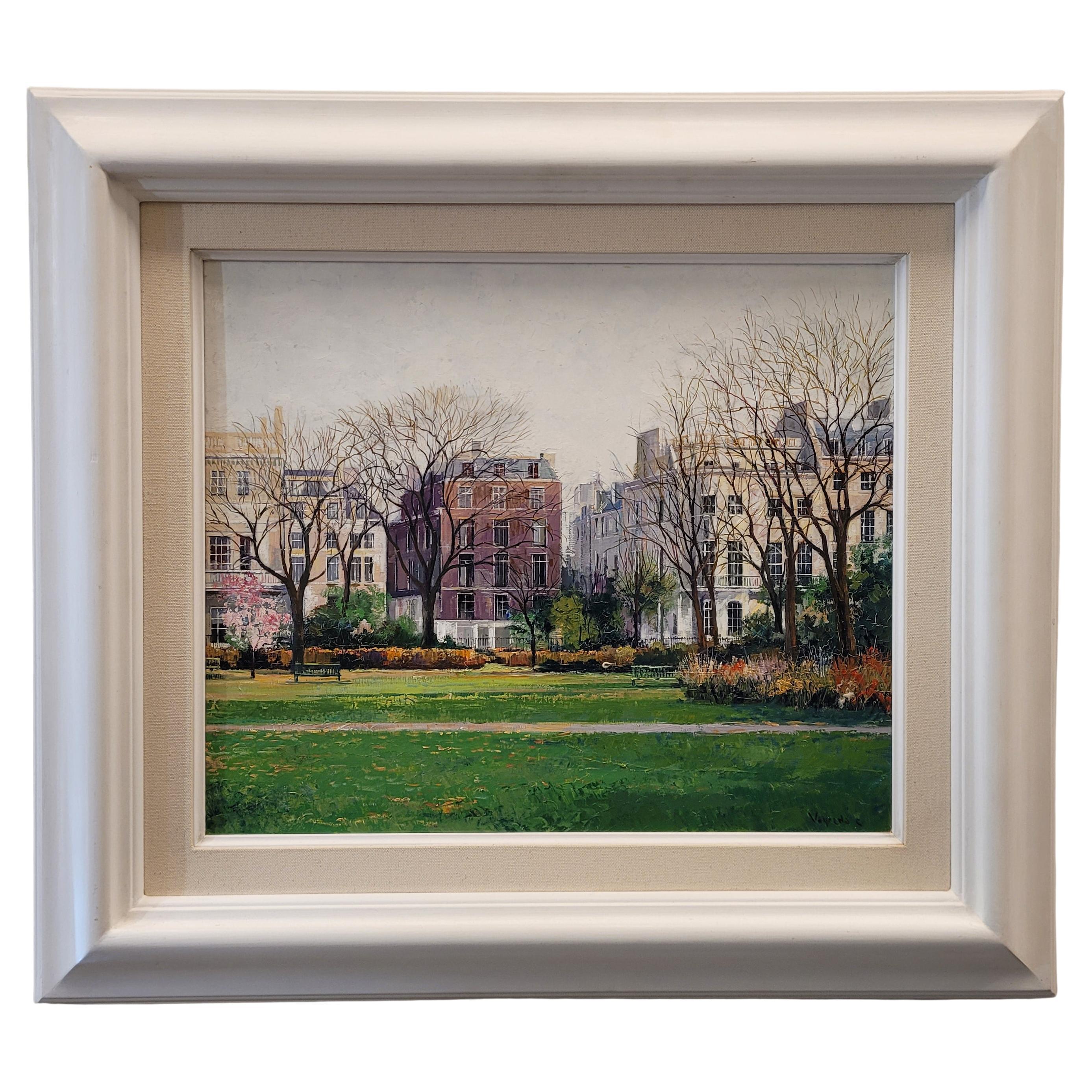 Catalan Painting St. James’s Park, London”, Josep Mª Vayreda Canadell signed