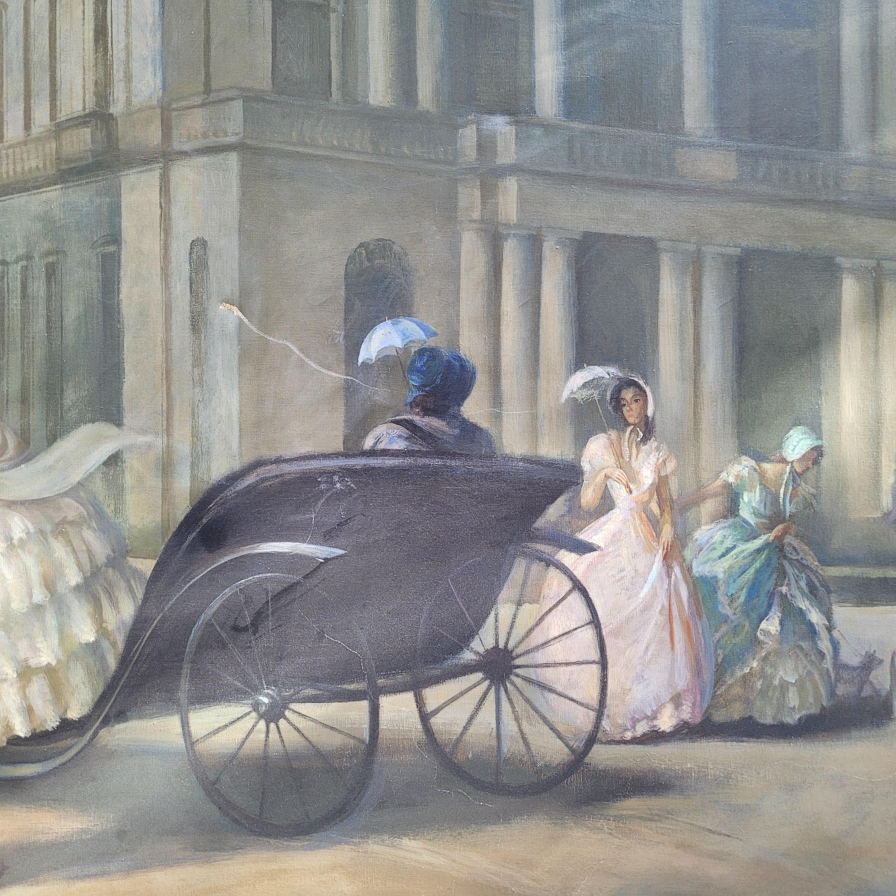 Early 20th Century Catalan School Large Painting  