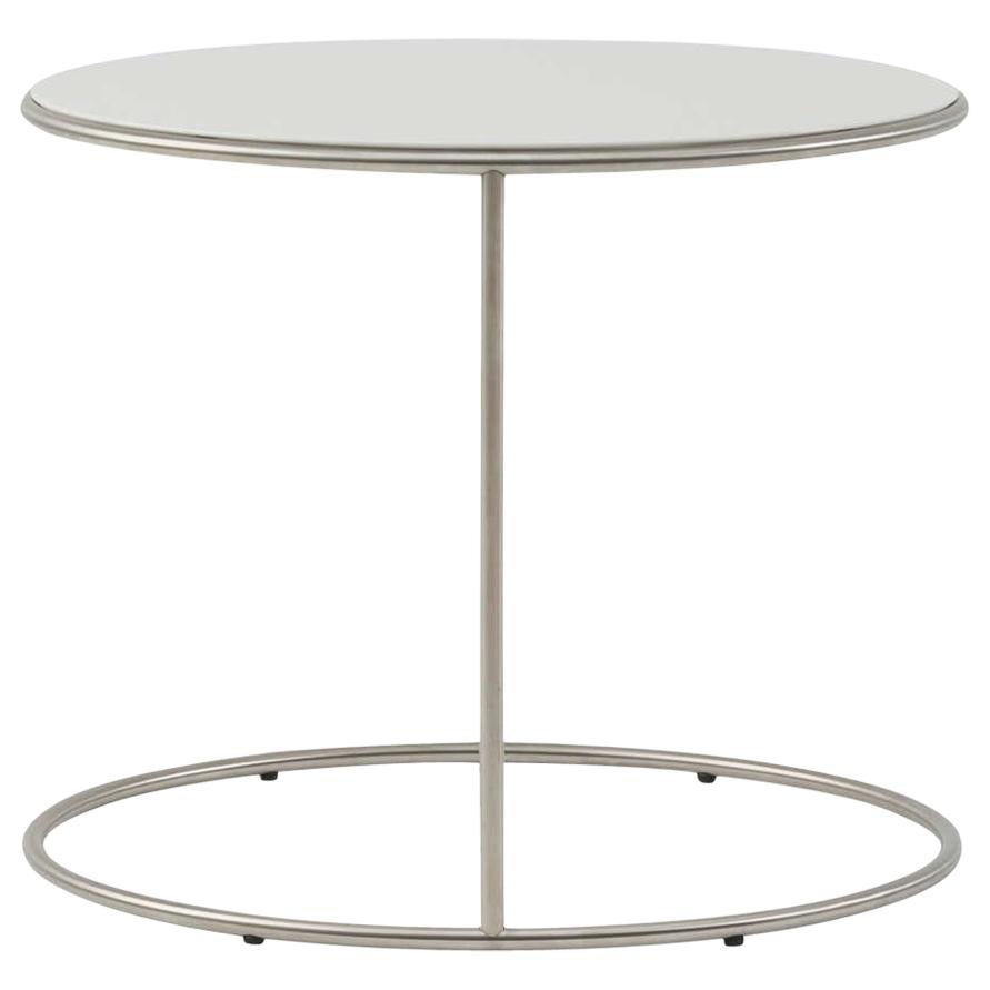 Catalano and Marelli Cannot Table in Matte White Lacquered for Cappellini