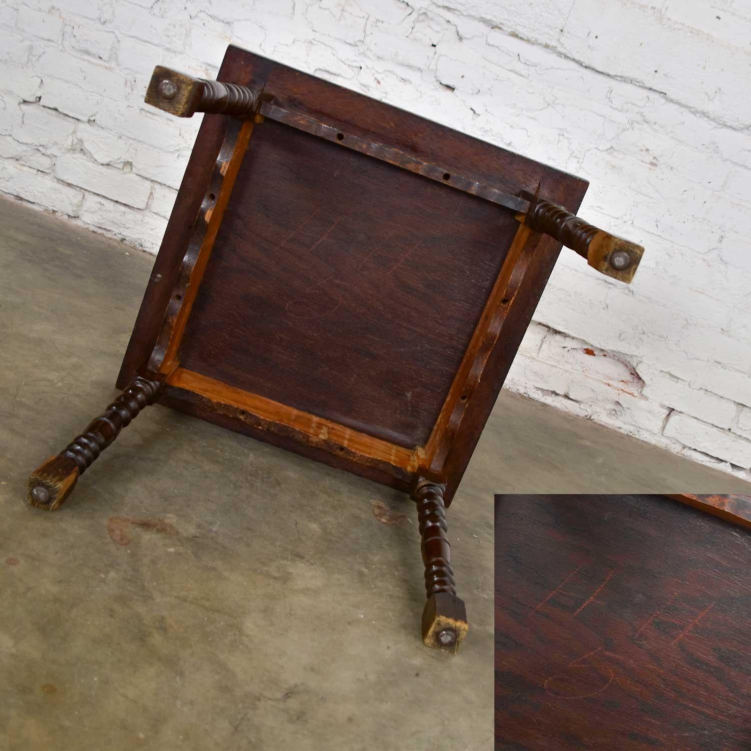 Catalina California or Mission Arts & Crafts Style Spanish Tile Top Side Table im Angebot 5