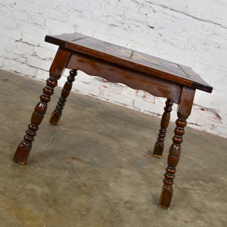 Catalina California or Mission Arts and Crafts Style Spanish Tile Top