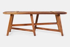 Catalina L, Handcarved Walnut Daybed, Contemporary Mexican Design