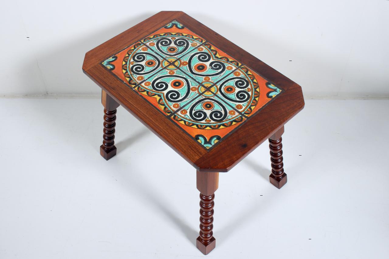 turquoise end tables