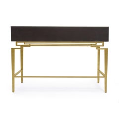 Catalina Vanity in Chocolate and Gold by Innova Luxuxy Group