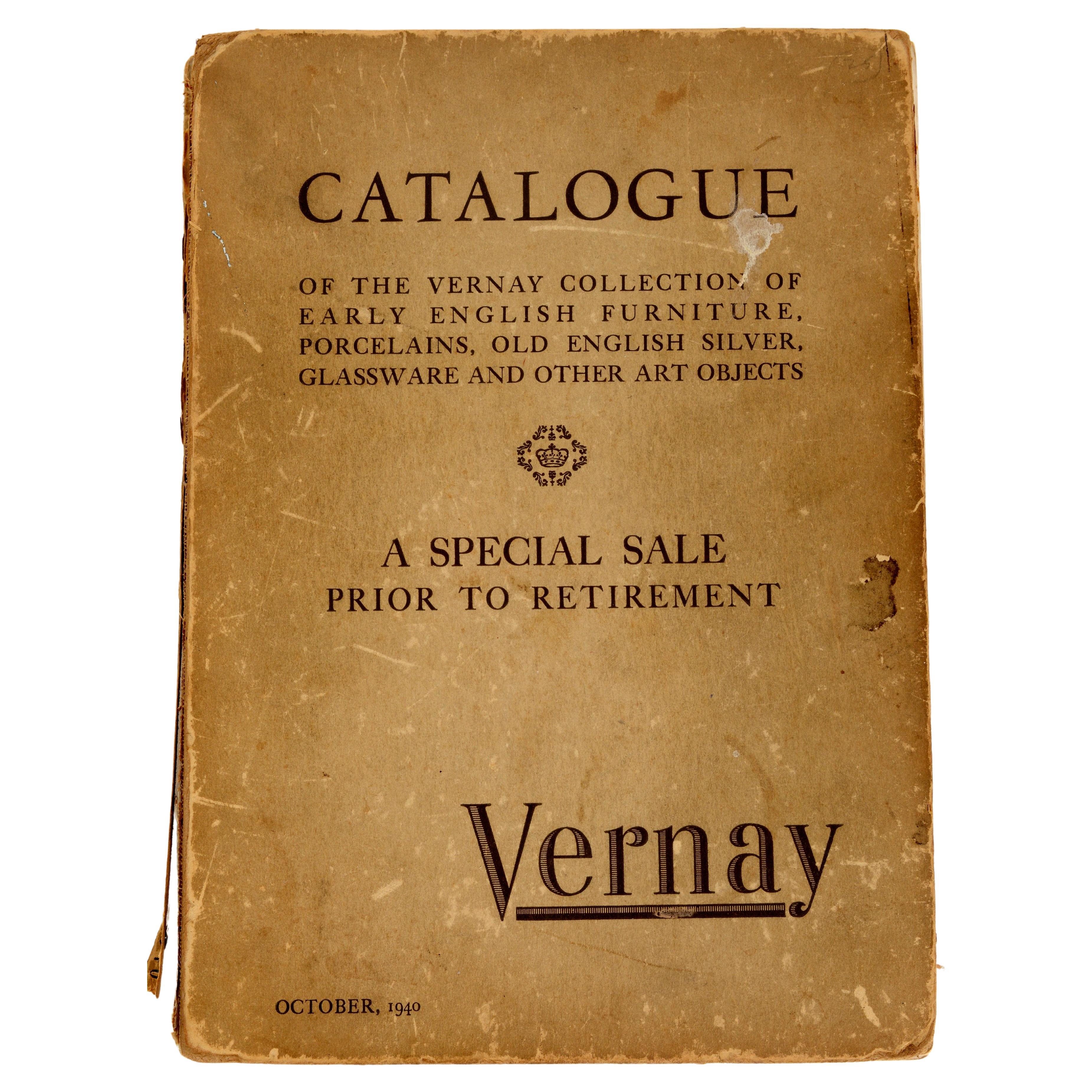 Catalogue of the Vernay Collection A Special Sale Prior to Retirement, 1st Ed For Sale