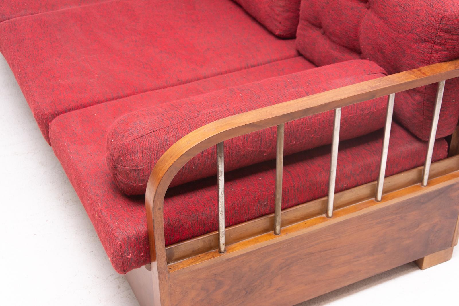 Cataloque Functionalist Sofa H-215 by Jindrich Halabala for UP Zavody, 1930s 3