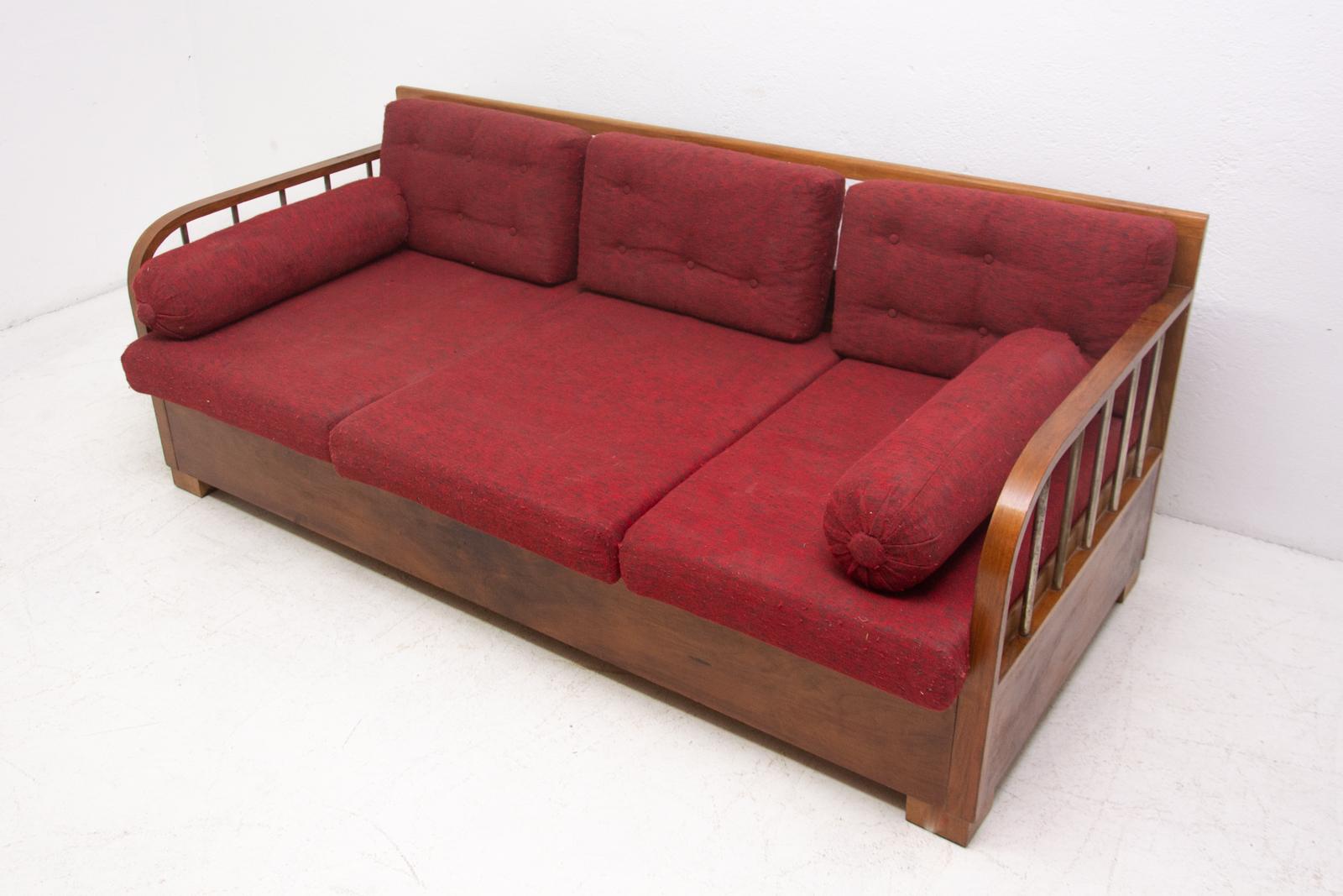 Fabric Cataloque Functionalist Sofa H-215 by Jindrich Halabala for UP Zavody, 1930s