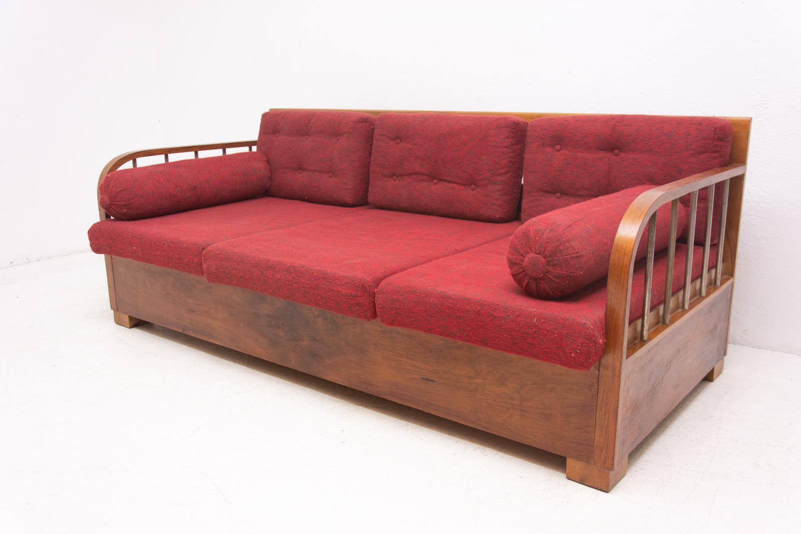Cataloque Functionalist Sofa H-215 by Jindrich Halabala for UP Zavody, 1930s 1