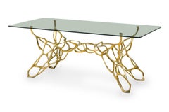 "Catarina" Rectangular Biomorphic Dining Table