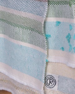 Catarina Riccabona, Handwoven Alpaca Throw 'Vivid Green'