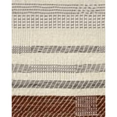 Catarina Riccabona, Handwoven 'Black & White with Caramel Brown' wall panel