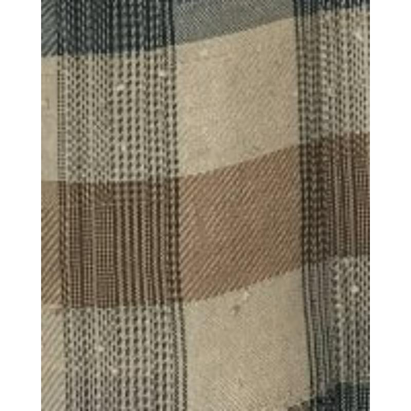 Catarina Riccabona, Handwoven throw 'Burgundy Red & Caramel Brown' In Excellent Condition For Sale In London, GB